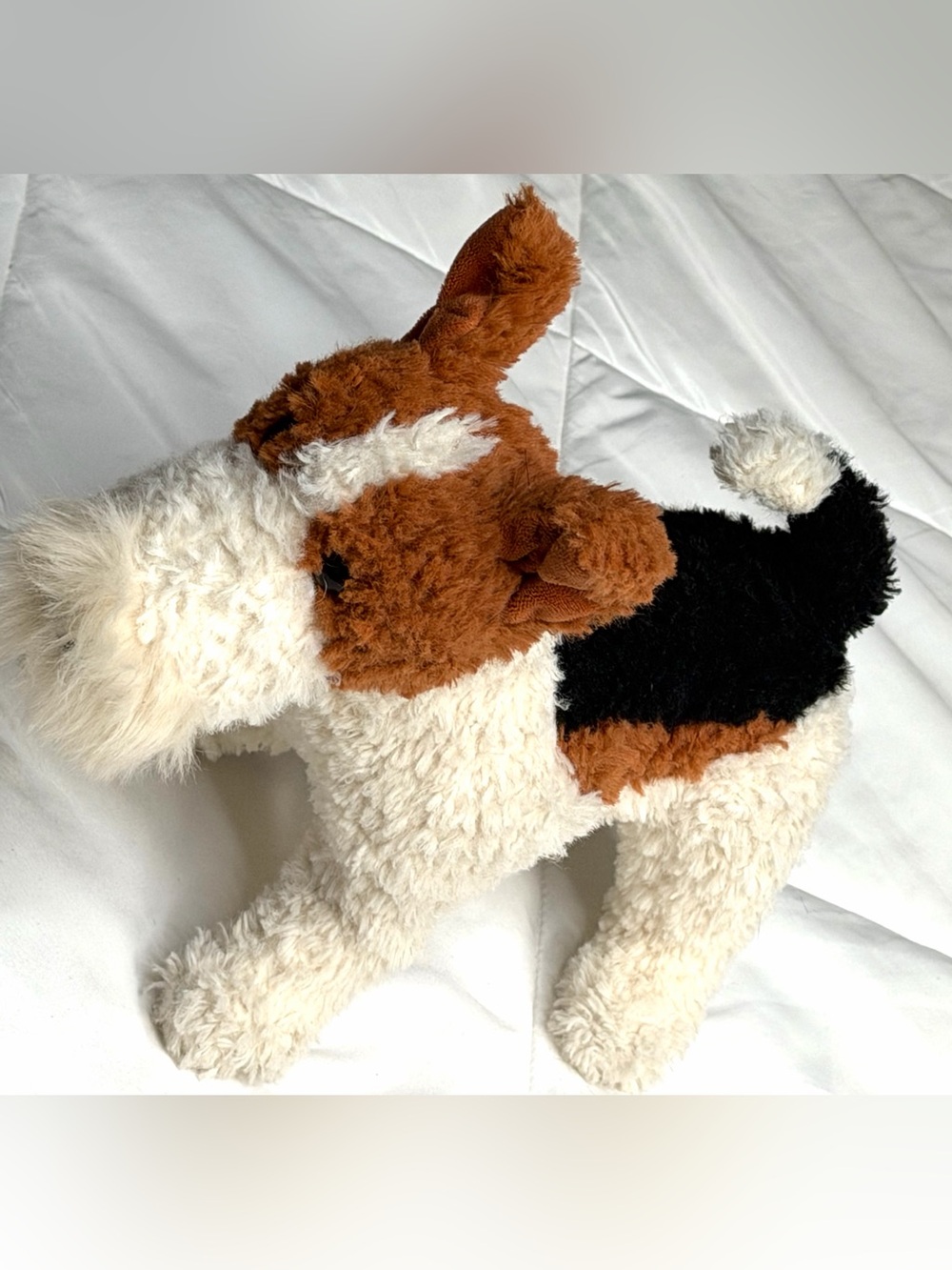 Jellycat Stuffed Plush Hector Fox Terrier Dog Retired Plush Stuffy Puppy Dog